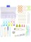 23-Piece Tunisian Crochet Hook Set – Metal & Carbonized Afghan Hooks (2.0–10.0 mm) for Knitting & Crochet Projects